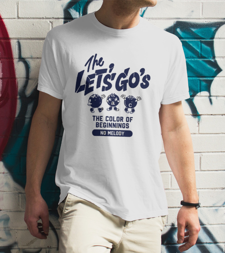 The Let's Go's The Color Of Beginnings No Melody Music T-Shirt