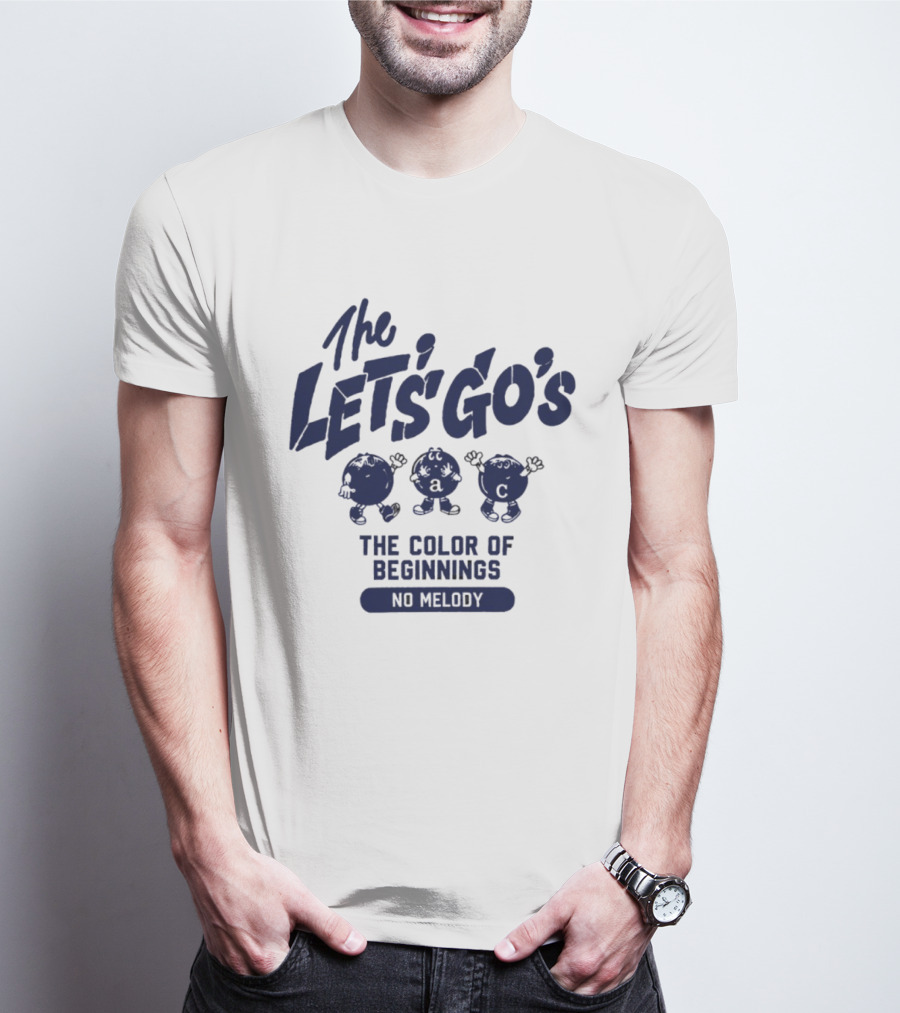 The Let's Go's The Color Of Beginnings No Melody Music T-Shirt