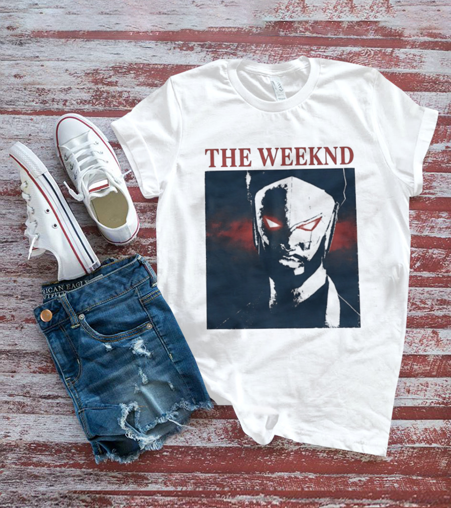 The Weeknd Suda51 Mask Concept Art London August 2026 T-Shirt