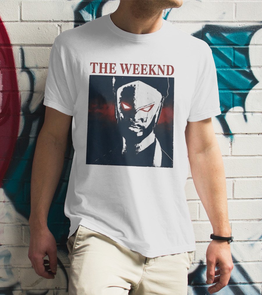 The Weeknd Suda51 Mask Concept Art London August 2026 T-Shirt