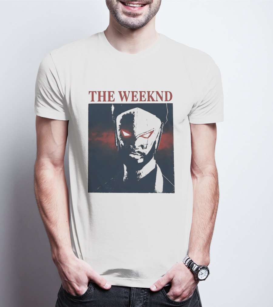 The Weeknd Suda51 Mask Concept Art London August 2026 T-Shirt