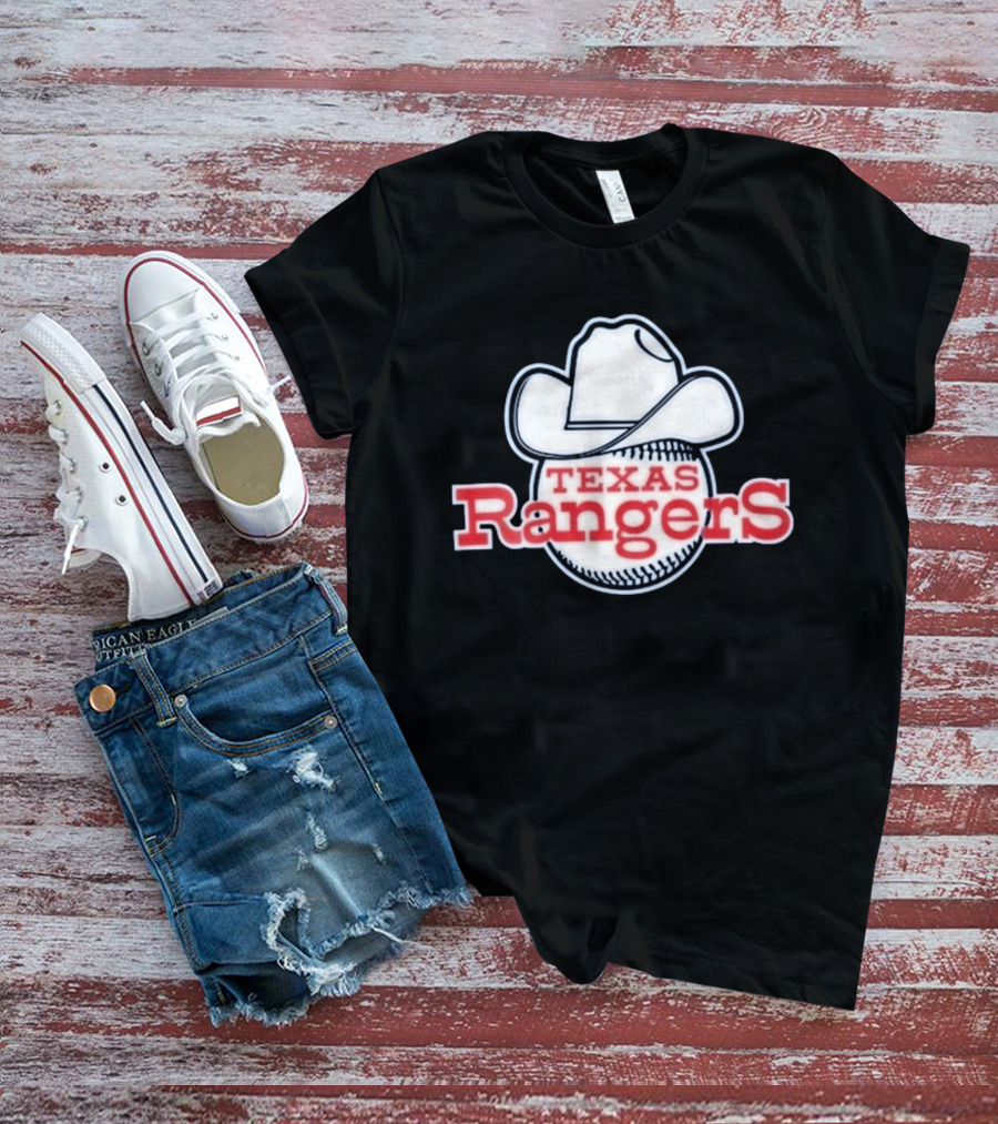 Texas Rangers 2026 Windbreaker Cowboy Hat Baseball T-Shirt