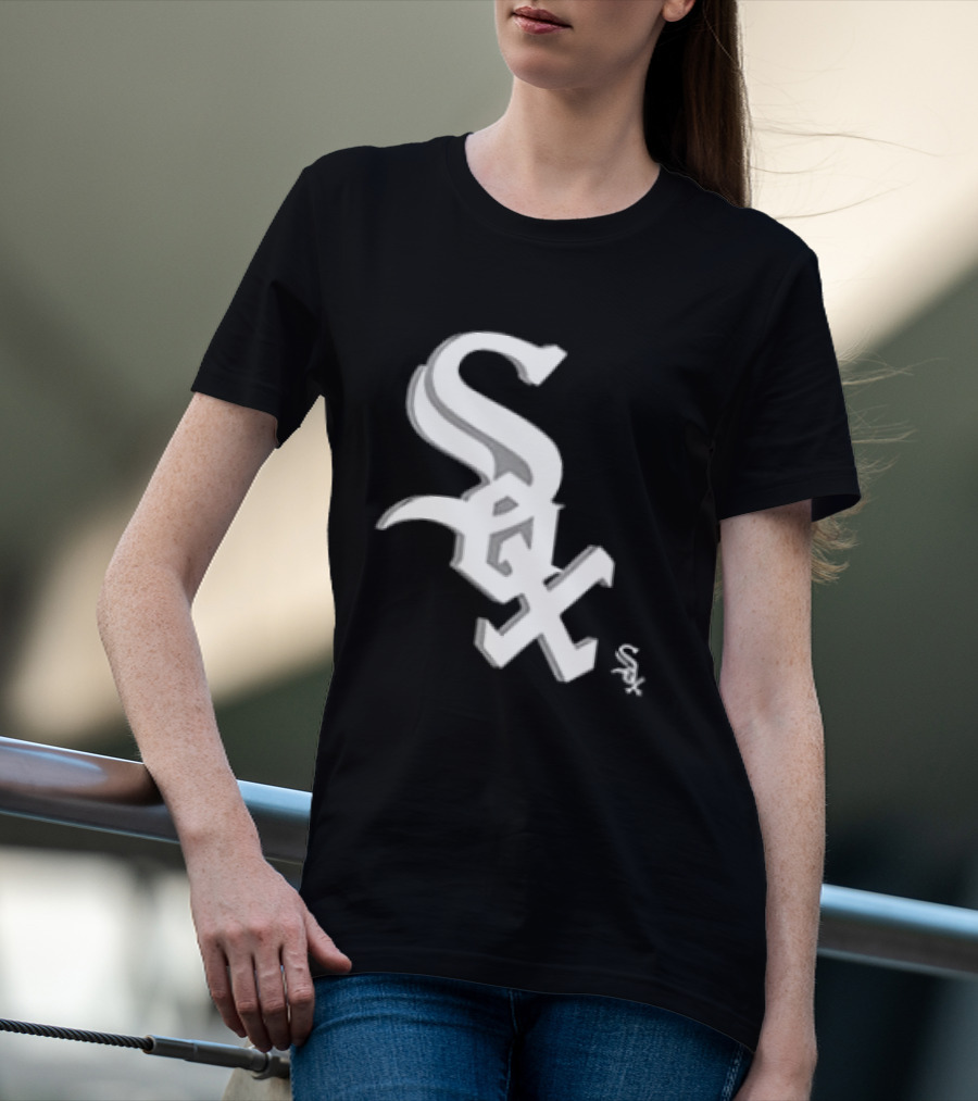 Chicago White Sox Cartoon 2 Sided Sox T-Shirt