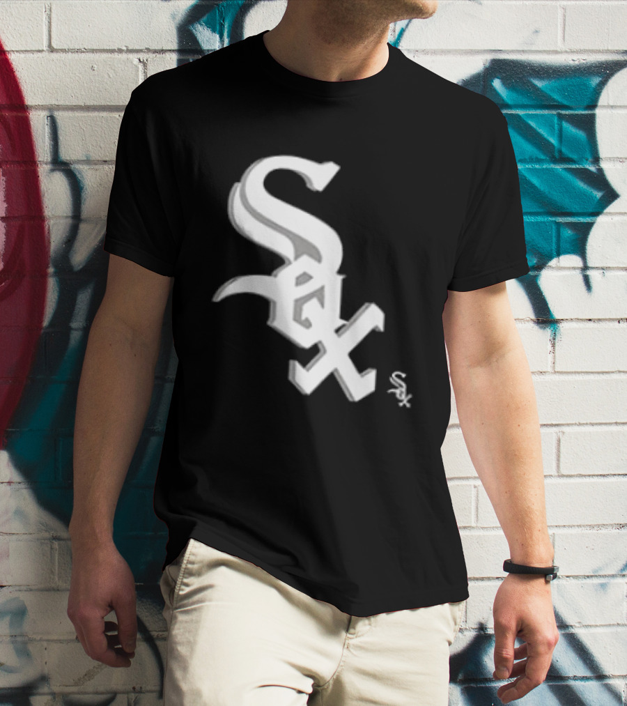 Chicago White Sox Cartoon 2 Sided Sox T-Shirt