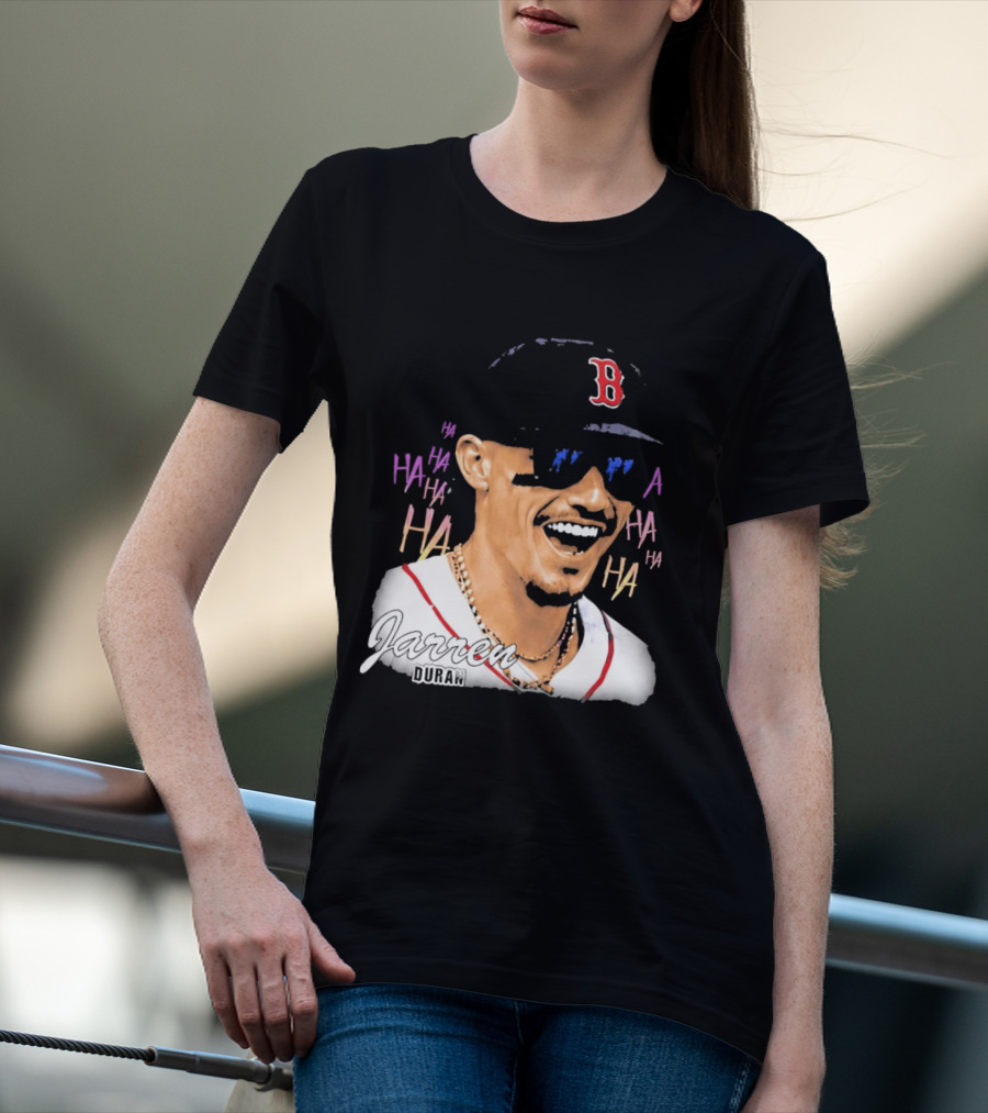 Jarren Duran They Laughed I Kept Going Boston Baseball Humor T-Shirt