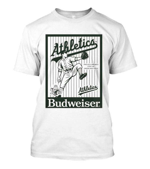 Athletics Baseball Budweiser 150 Years Celebration T-Shirt