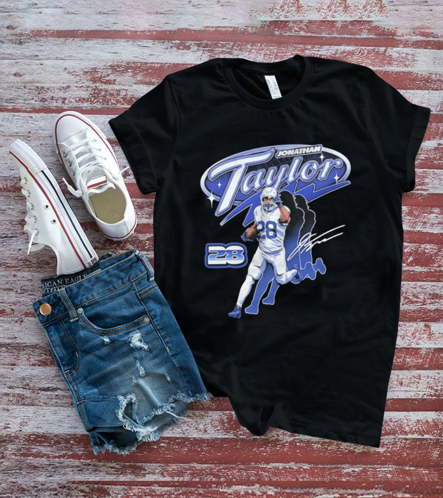 Jonathan Taylor 28 Indianapolis Colts Future Running Back T-Shirt
