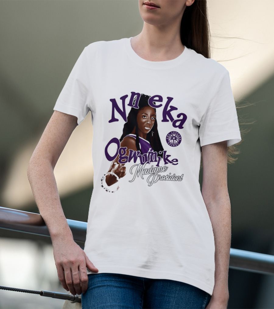 Nneka Ogwumike Madame President Los Angeles Sparks T-Shirt