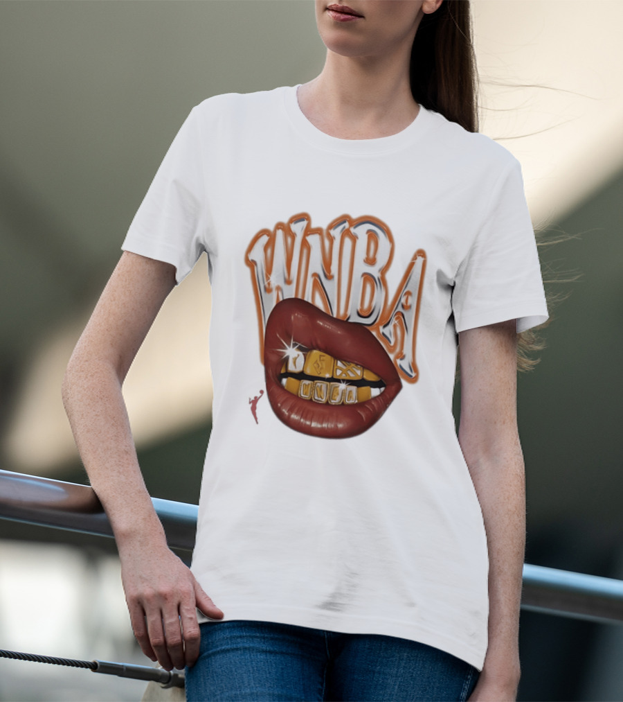 WNBA Grill Mouth Gold Teeth T-Shirt