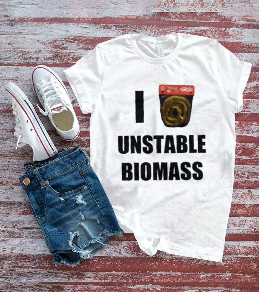 I Love Unstable Biomass TK45 Sci Fi Laboratory T-Shirt