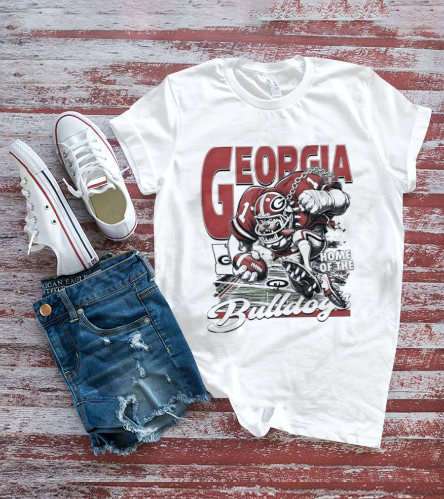 Georgia Bulldogs Home Of The Football Bulldogs T-Shirt