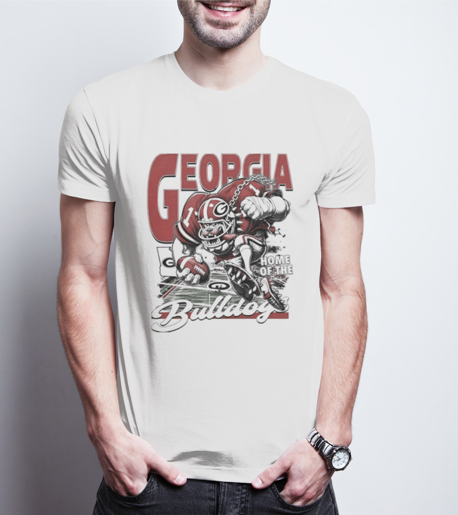 Georgia Bulldogs Home Of The Football Bulldogs T-Shirt