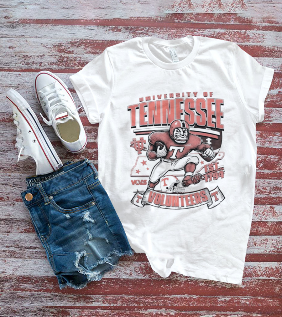 University Of Tennessee Volunteers Football Est 1794 Player T-Shirt