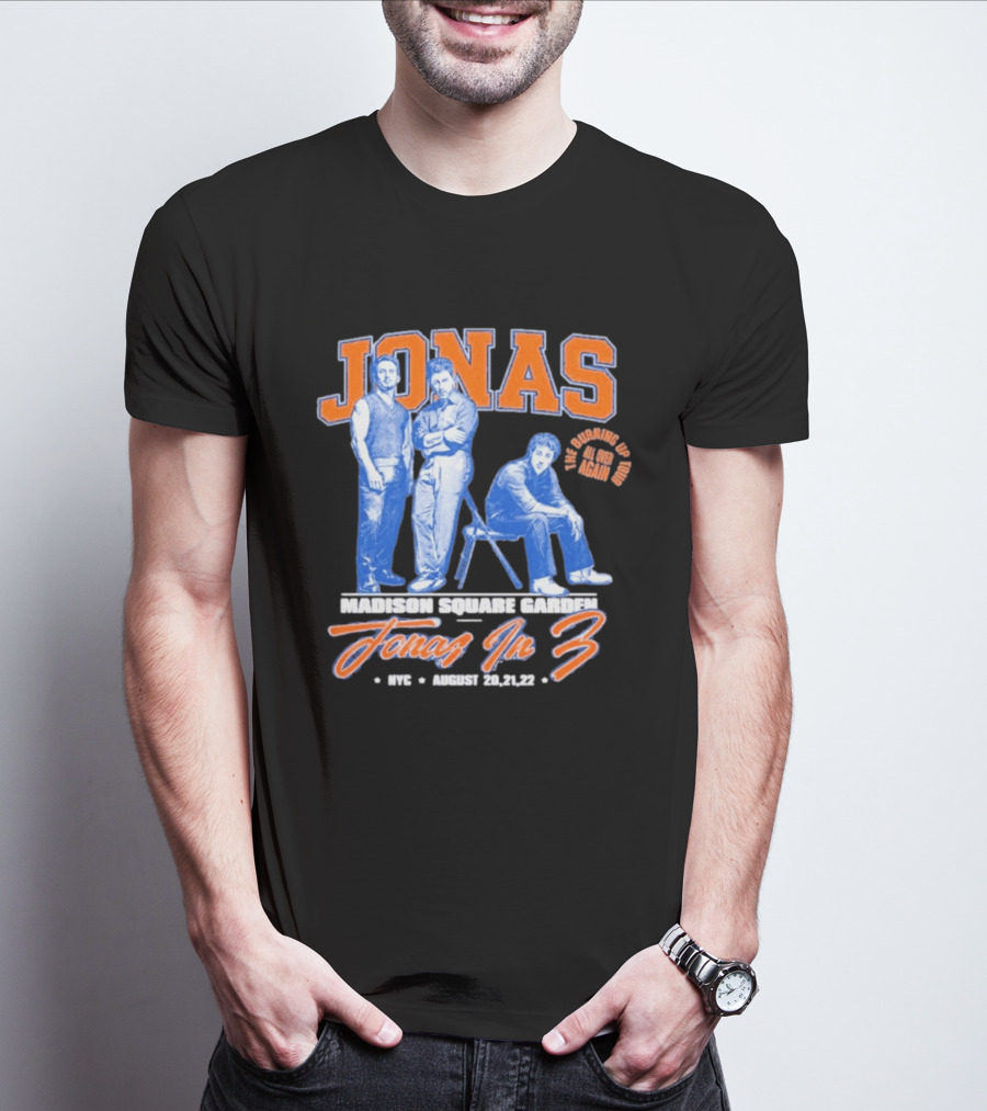 Jonas Brothers Madison Square Garden NYC Jonas In 3 August 20 21 22 T-Shirt