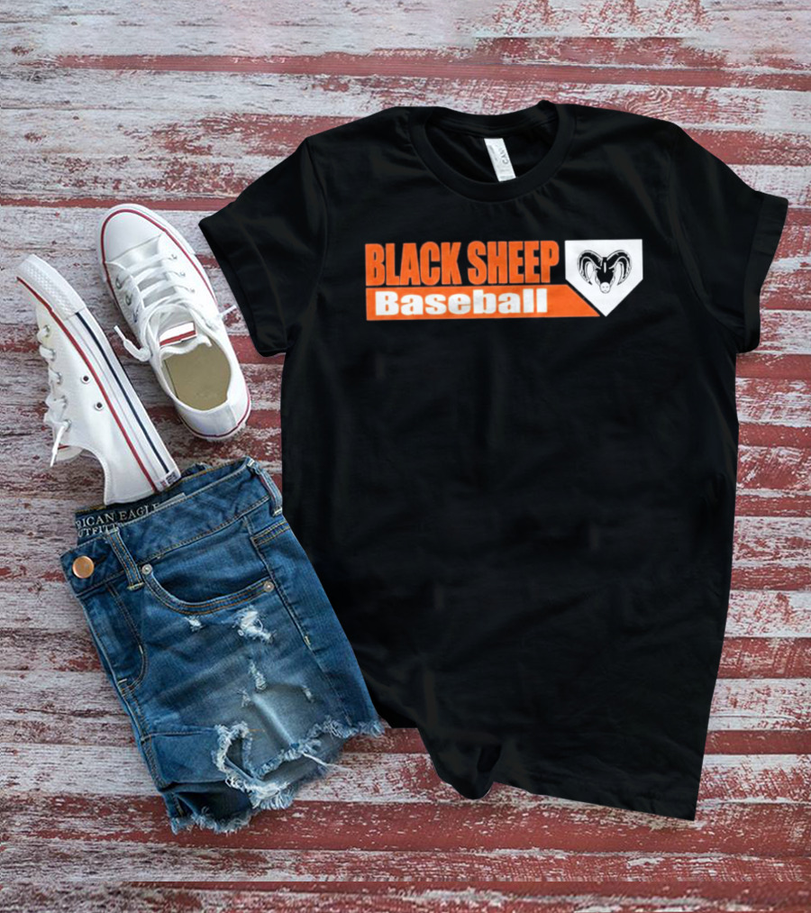 Dee Strange Gordon Black Sheep Baseball Ram T-Shirt