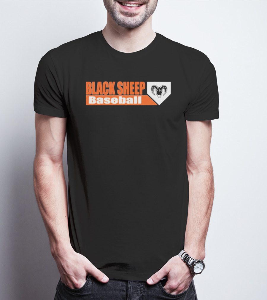Dee Strange Gordon Black Sheep Baseball Ram T-Shirt