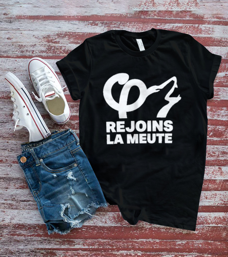 Rejoins La Meute Wolf Call Bold White T-Shirt
