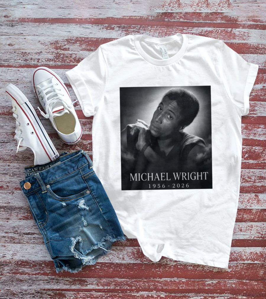 Michael Wright 1956 2026 Memoriam T-Shirt