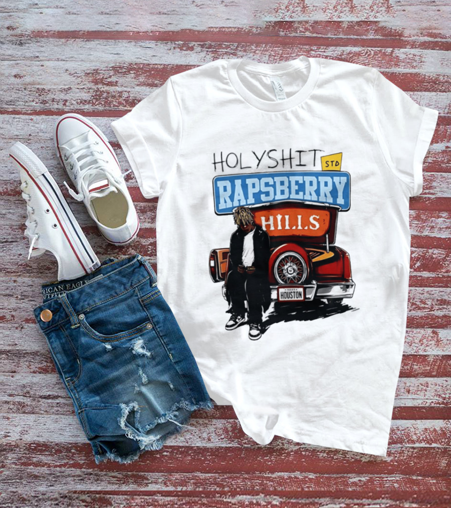 Holyshit Std Rapsberry Hills Houston Texas Car Scene T-Shirt