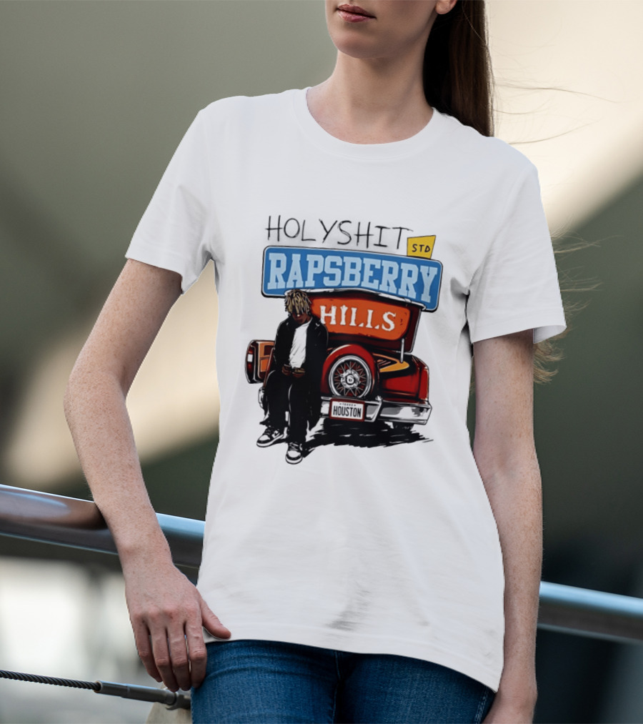 Holyshit Std Rapsberry Hills Houston Texas Car Scene T-Shirt