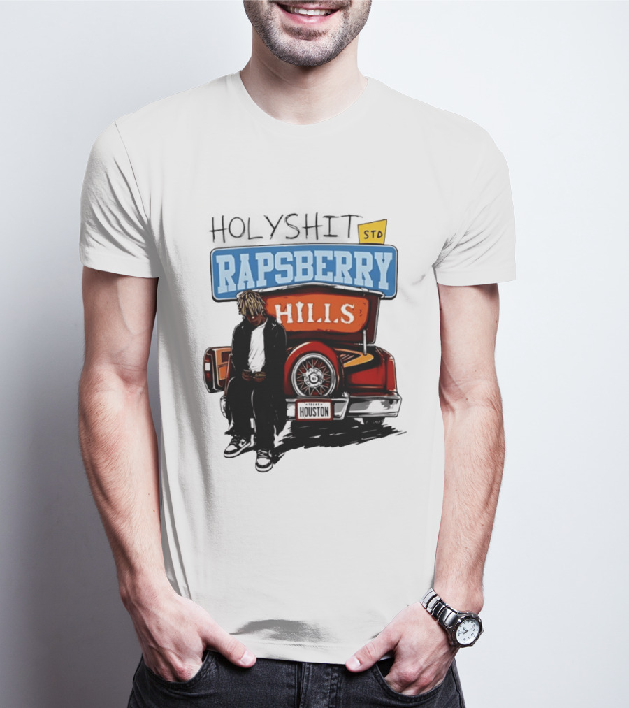 Holyshit Std Rapsberry Hills Houston Texas Car Scene T-Shirt