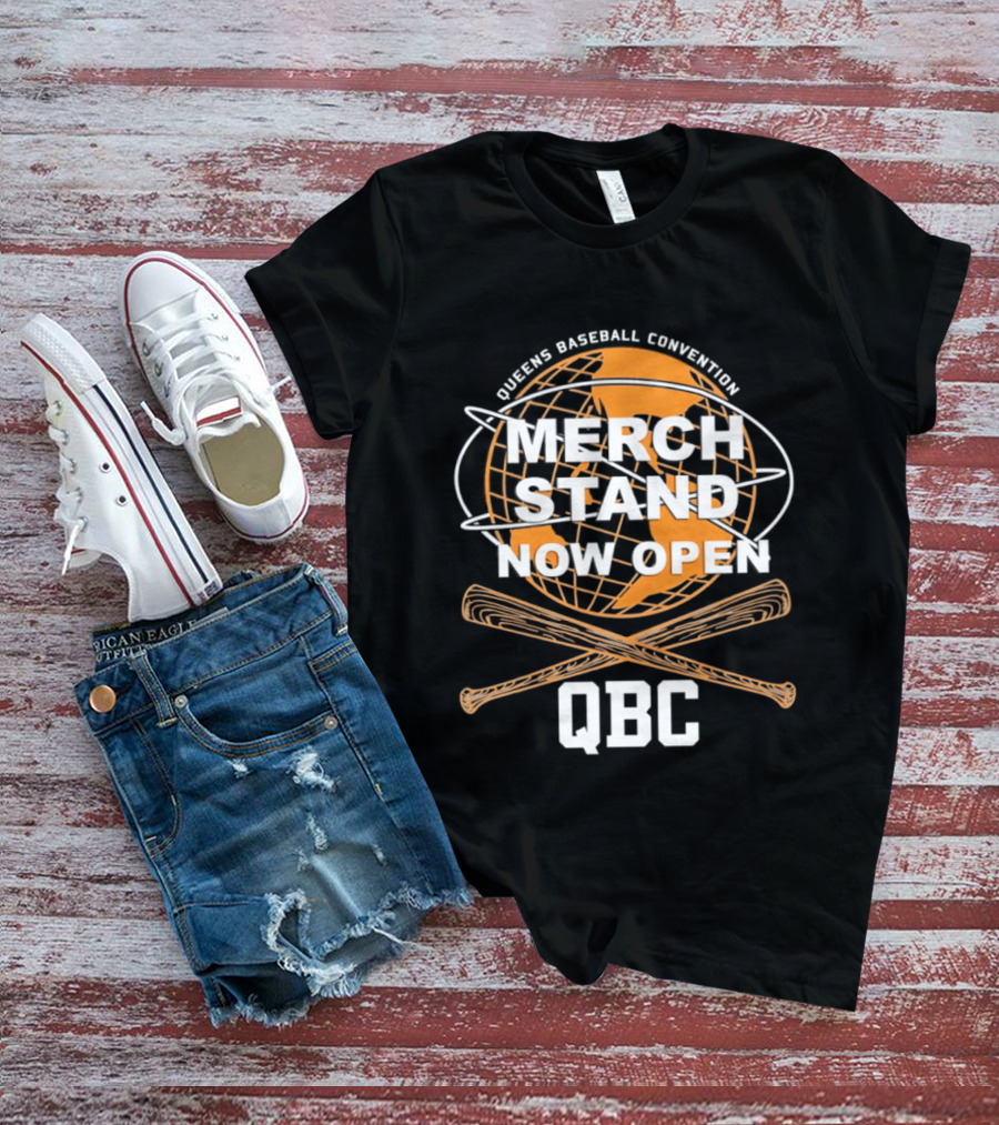 Queens Baseball Convention Merch Stand Now Open QBC T-Shirt