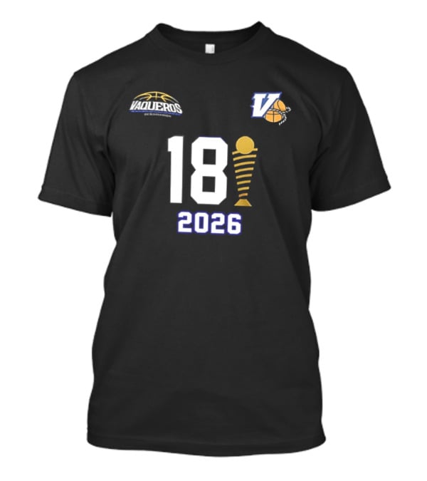Vaqueros De Bayamon 18th BSN Championship 2026 Victory Celebration T-Shirt