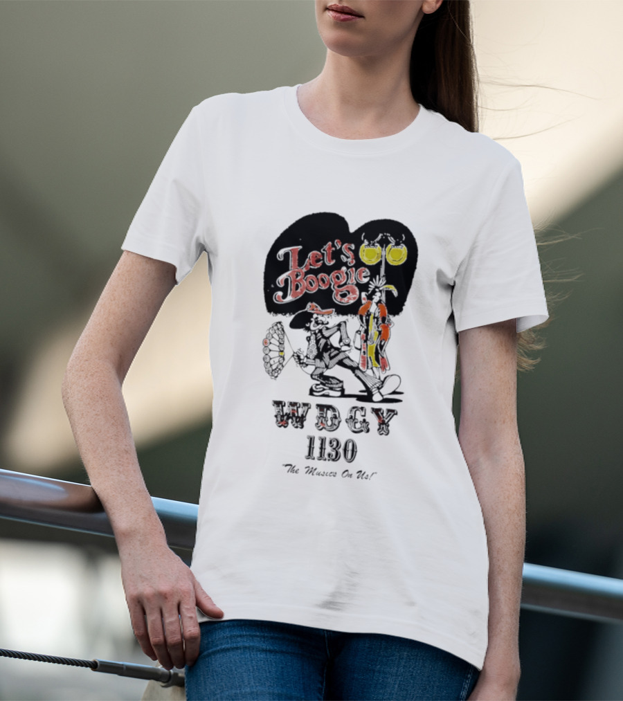 Let's Boogie WDCY 1130 The Music's On Us T-Shirt