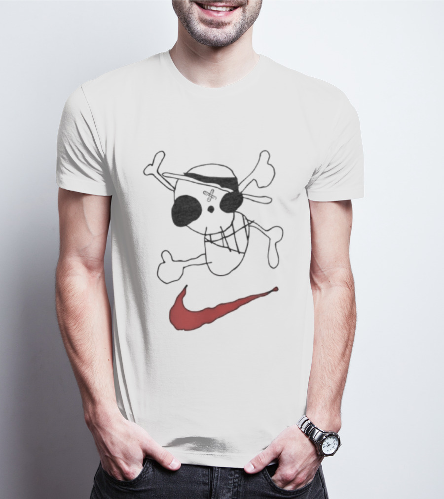 One Piece Luffy Iwara Jolly Roger 2026 Nike T-Shirt