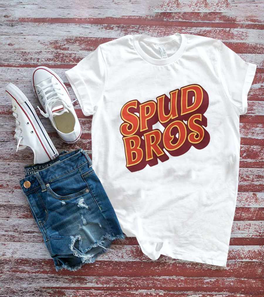 Spud Bros Joe Tessitore Playful Retro Font T-Shirt