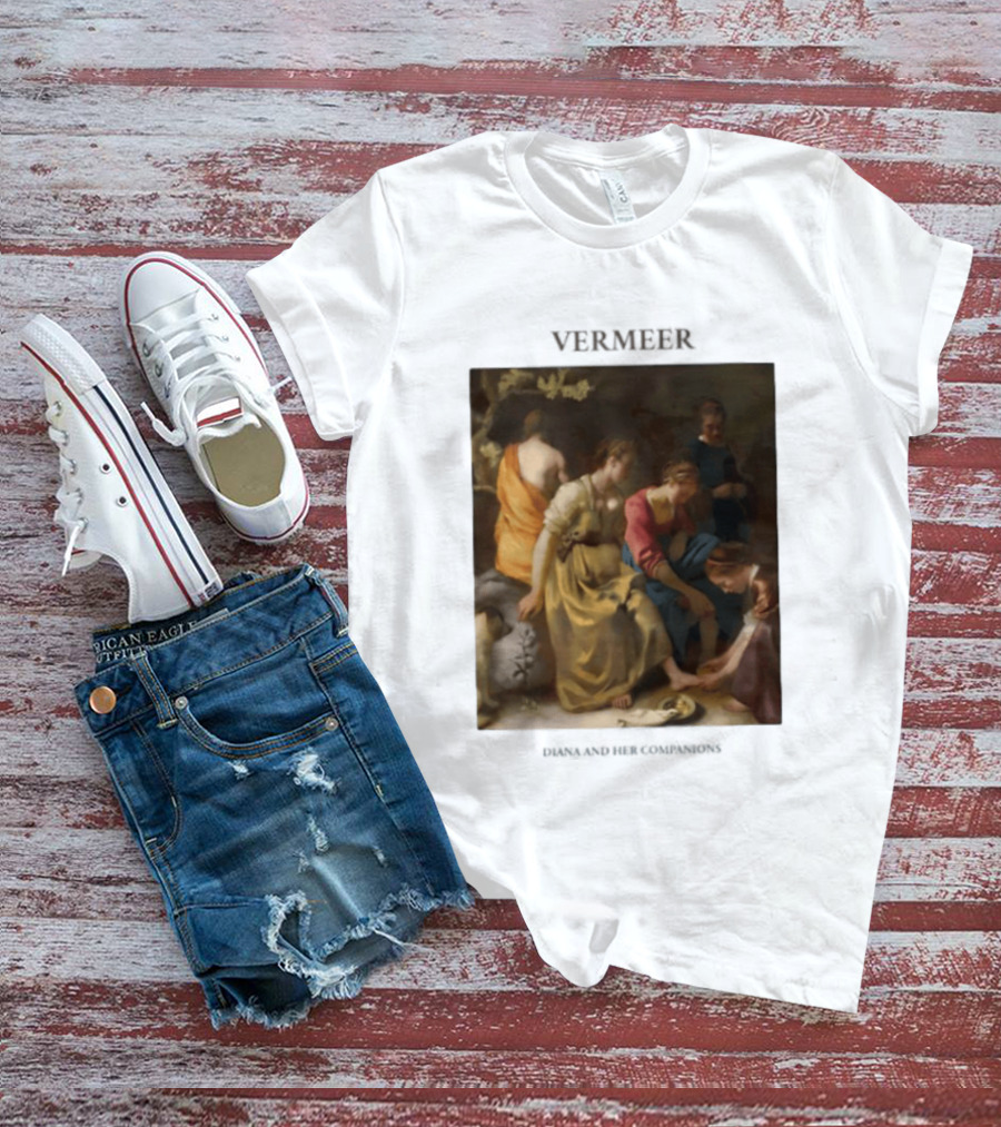 Vermeer Diana And Her Companions 1655 Gogh Company T-Shirt