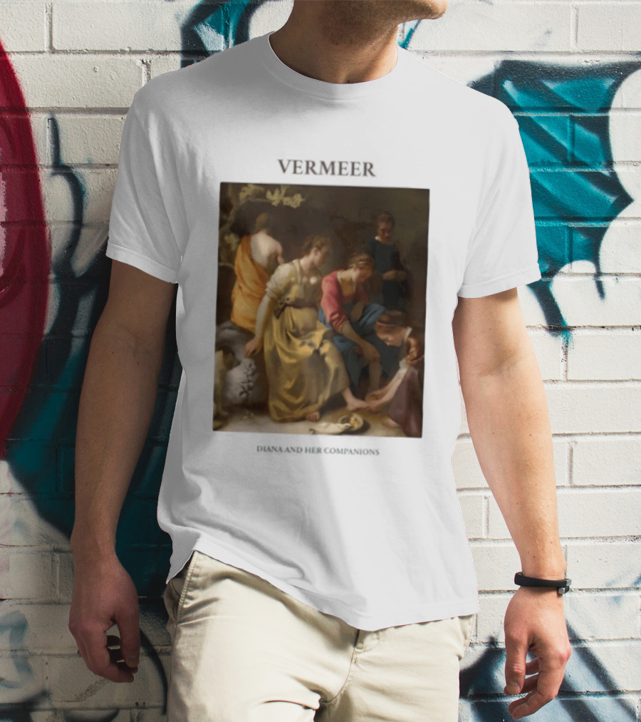 Vermeer Diana And Her Companions 1655 Gogh Company T-Shirt