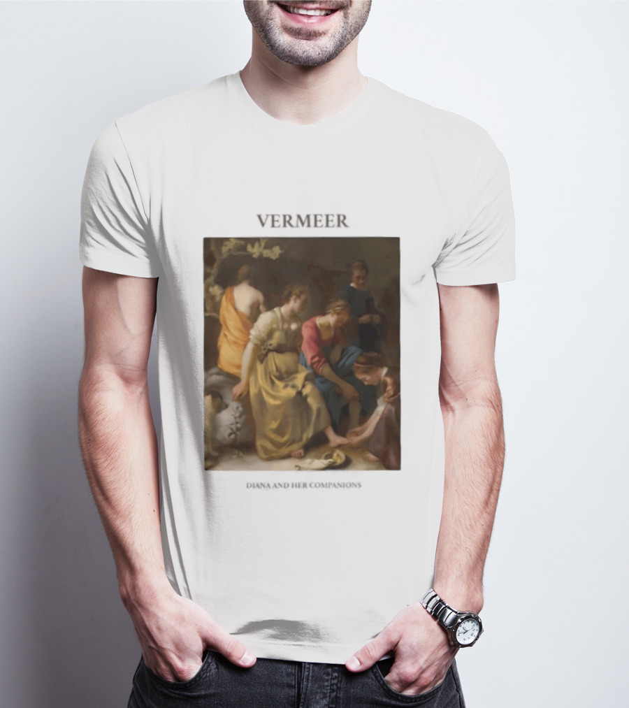 Vermeer Diana And Her Companions 1655 Gogh Company T-Shirt