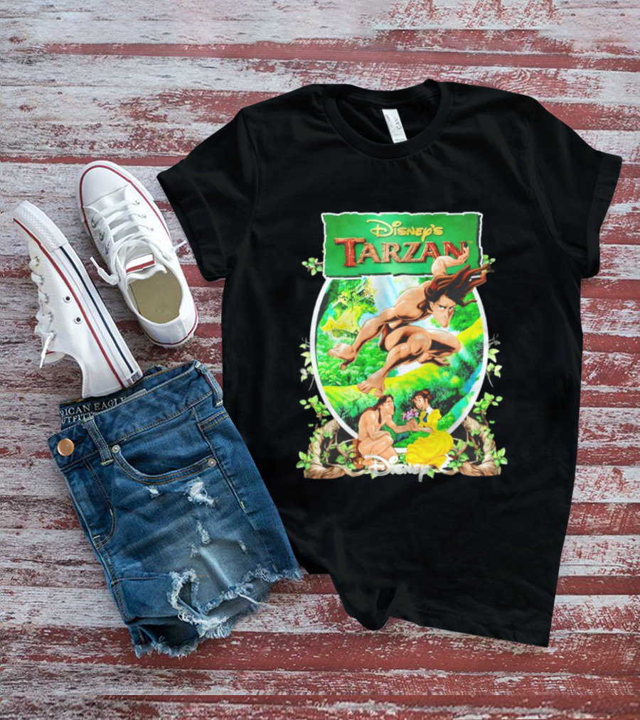 Disney's Tarzan Jungle Adventure Jane Animation Scene T-Shirt