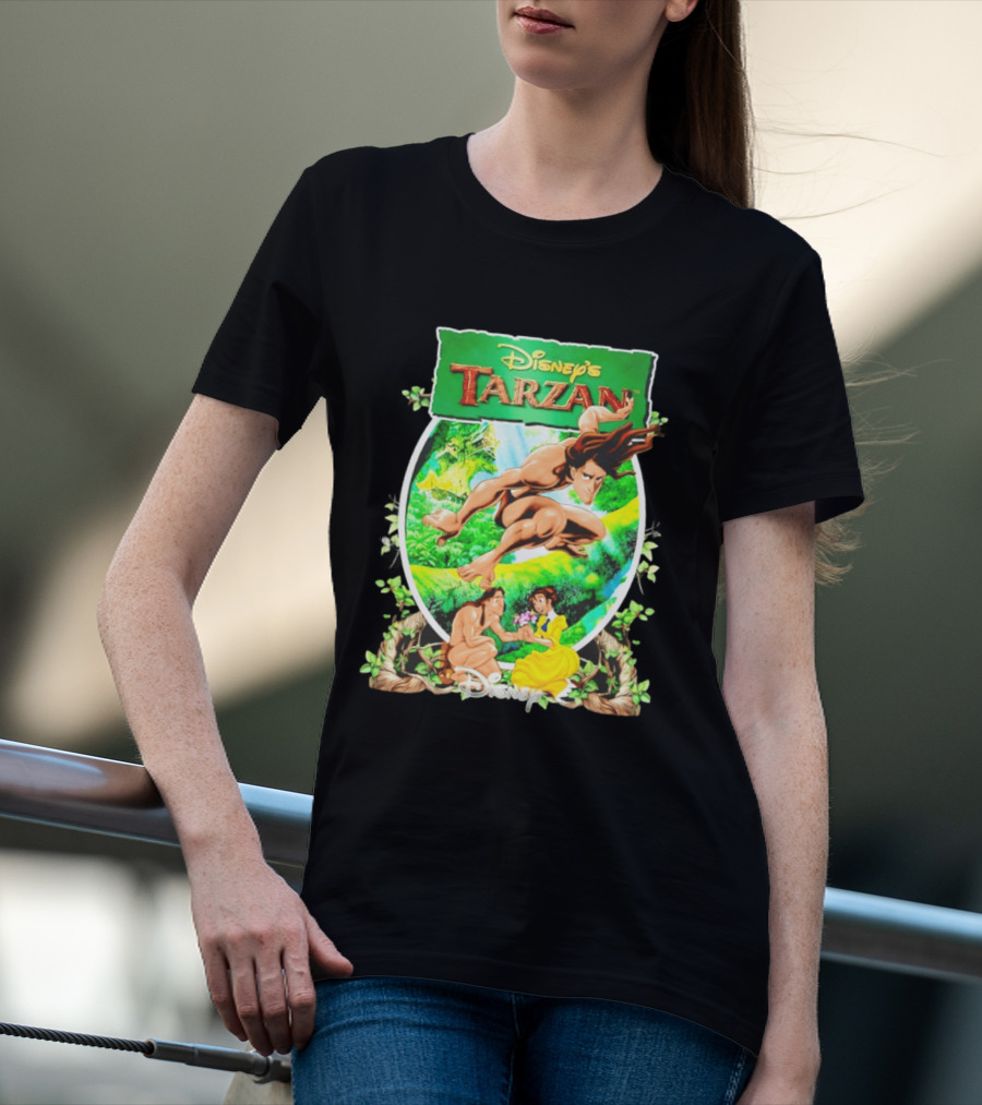 Disney's Tarzan Jungle Adventure Jane Animation Scene T-Shirt