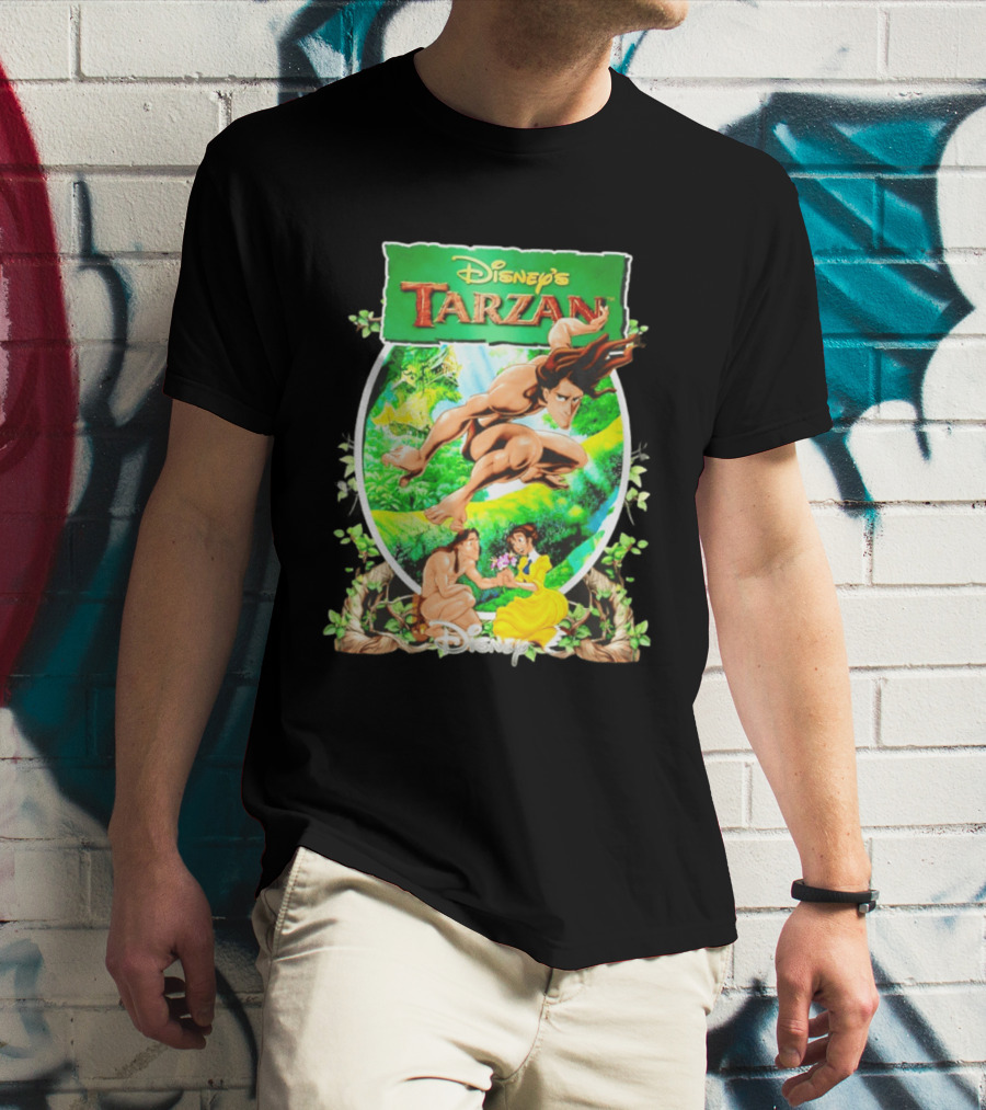 Disney's Tarzan Jungle Adventure Jane Animation Scene T-Shirt
