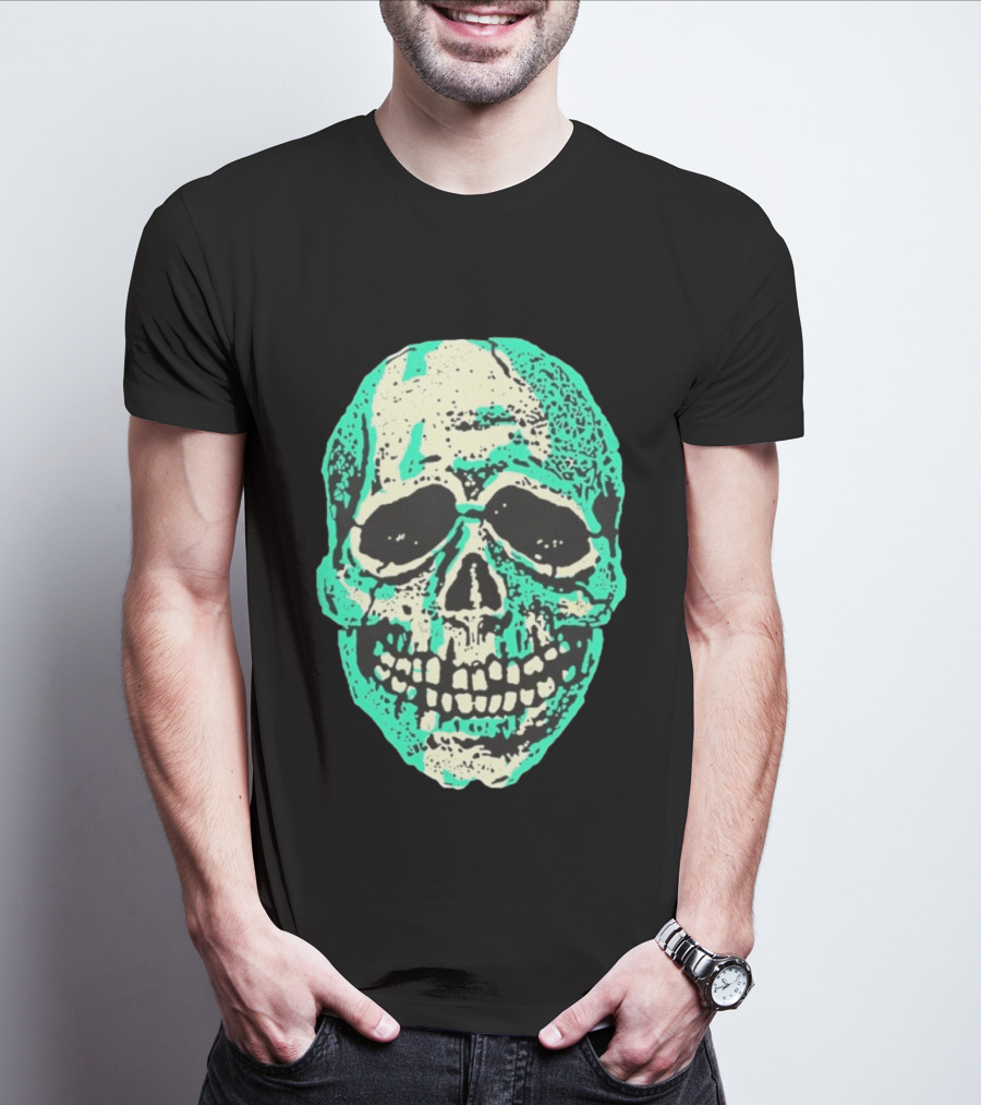 Halloween Trio Skull Spooky Gothic T-Shirt
