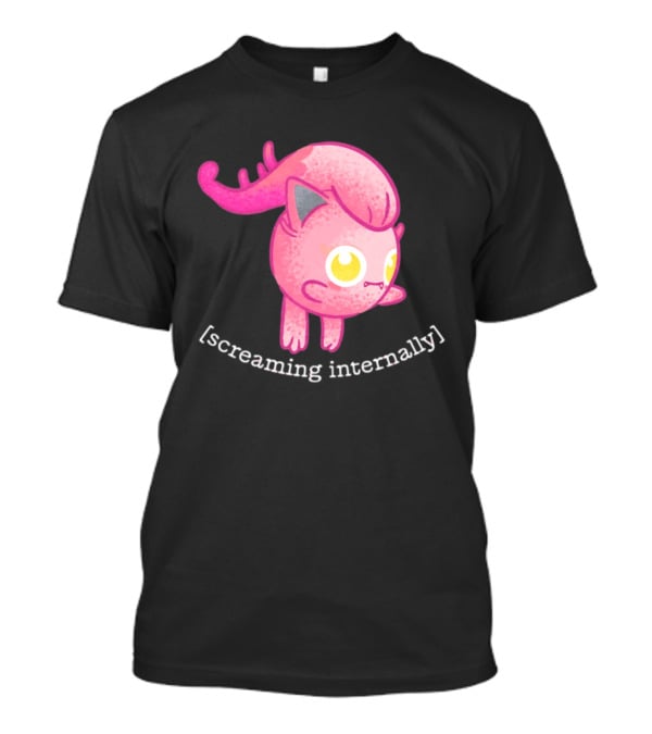 Jigglypuff Screaming Internally Pokemon Cute Expression T-Shirt