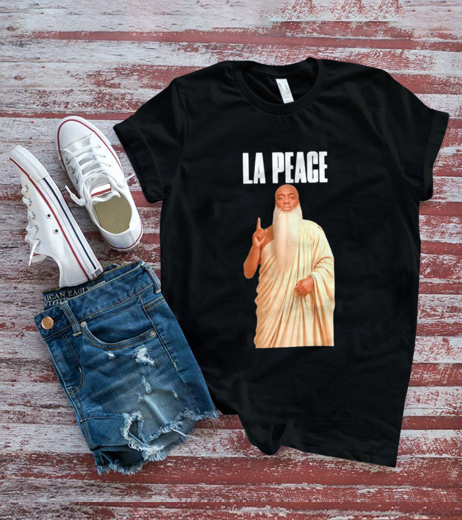 Kai Cenat La Peace Meme Togalike Robe And Beard T-Shirt