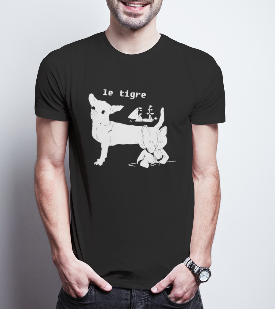 Le Tigre Chihuahua Cat Ship Kathleen Hanna T-Shirt