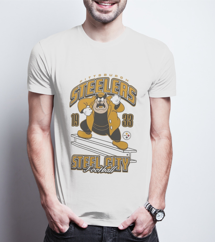 1933 Pittsburgh Steelers Steel City Football T-Shirt