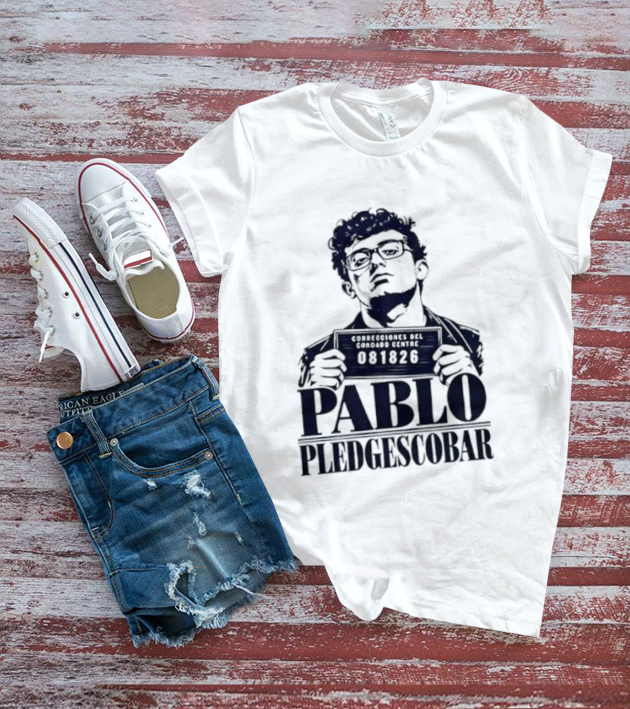 Agostino Abbatiello Pablo Pledgescobar Shot 081326 White Out T-Shirt
