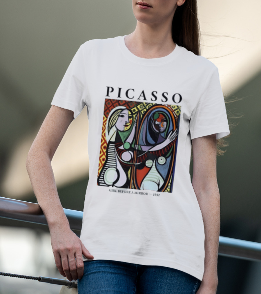 Pablo Picasso Girl Before A Mirror Painting T-Shirt