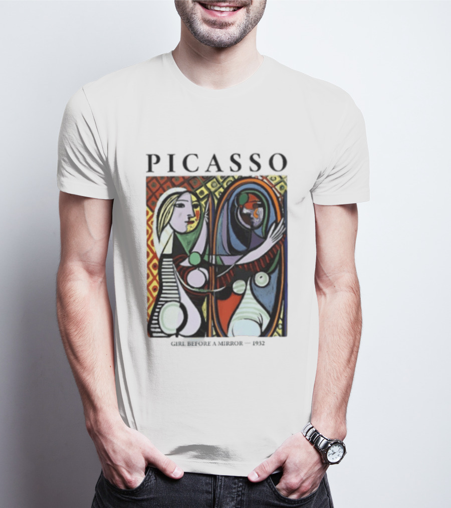 Pablo Picasso Girl Before A Mirror Painting T-Shirt