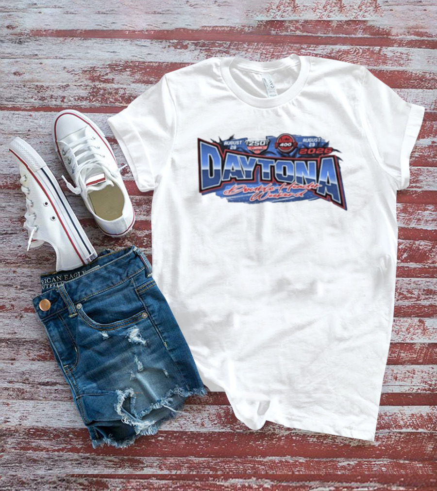 August 28 29 2026 Daytona Double Header Weekend Winn Dixie 250 And Coke 400 Racing Event T-Shirt