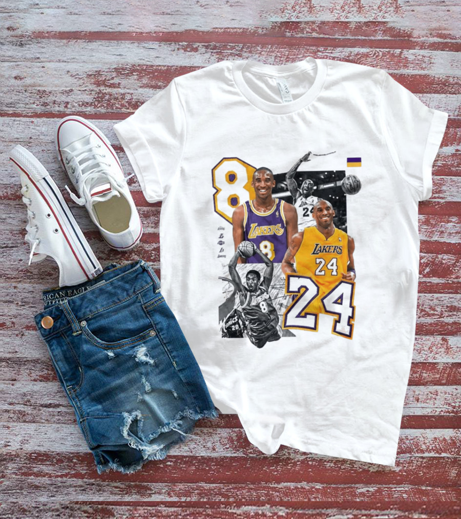 Kobe Bryant Los Angeles Lakers 8 24 Mamba Day T-Shirt