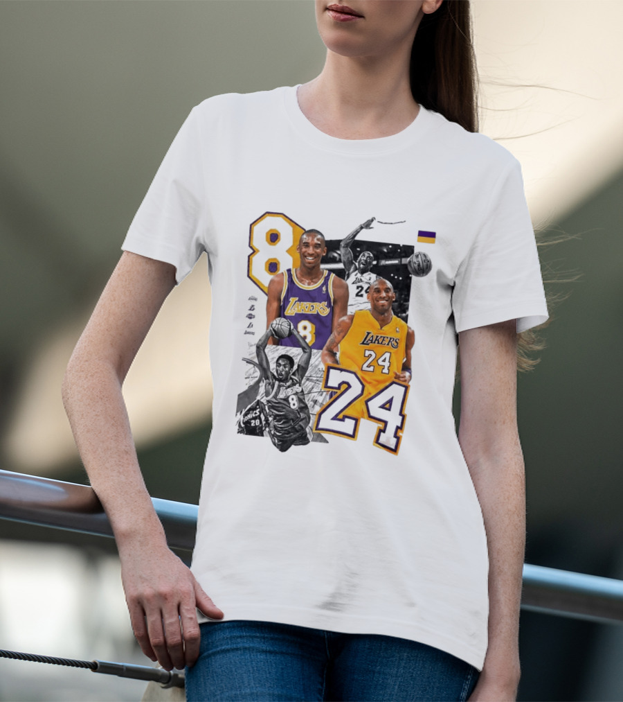 Kobe Bryant Los Angeles Lakers 8 24 Mamba Day T-Shirt