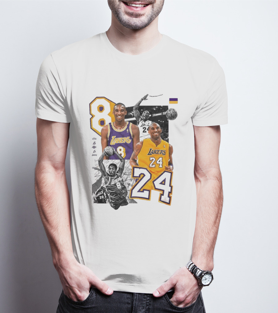 Kobe Bryant Los Angeles Lakers 8 24 Mamba Day T-Shirt