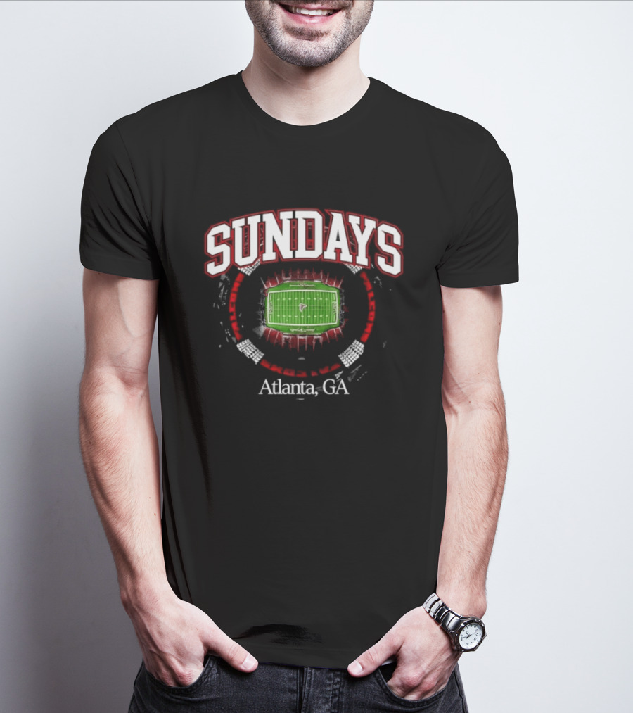 Atlanta GA Sundays Football Stadium T-Shirt