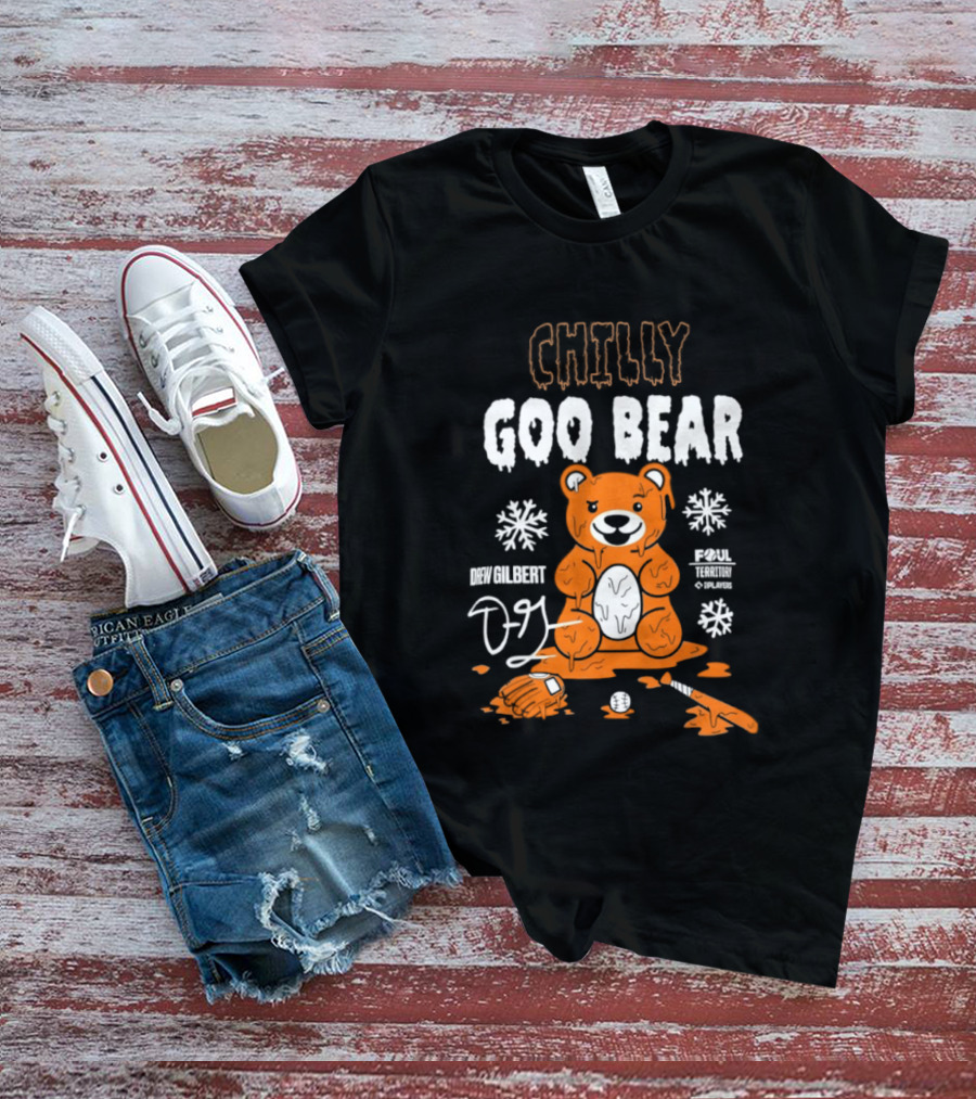 Drew Gilbert Goo Bear Chilly San Francisco Giants T-Shirt